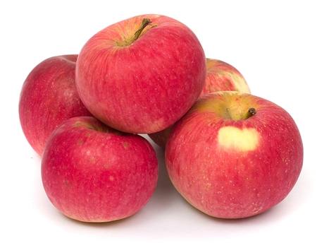 μήλα, κόκκινο, φρούτα, τρώνε Niderlander - Dreamstime