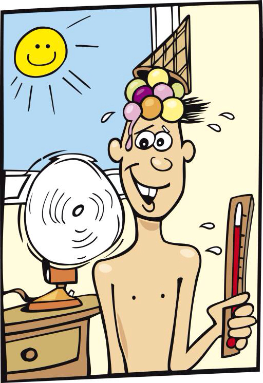 ήλιος, ο άνθρωπος, πρόσωπο, ανεμιστήρας, παράθυρο, θερμόμετρο, παγωτό, γυμνός Igor Zakowski (Izakowski)
