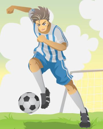 το ποδόσφαιρο, τον αθλητισμό, μπάλα, πράσινο, παίκτης Artisticco Llc - Dreamstime