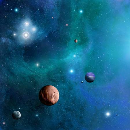 Cosmos, το διάστημα, πλανήτες, τον ήλιο Dvmsimages  - Dreamstime