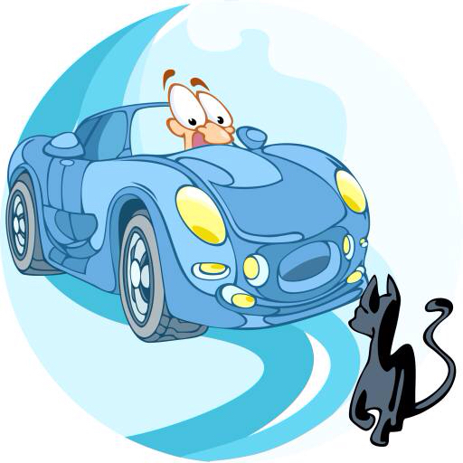του αυτοκινήτου, το αυτοκίνητο, γάτα, ζώο Verzhh