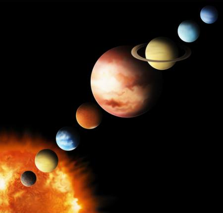 πλανήτες, τον πλανήτη, ήλιος, ηλιακό Aaron Rutten - Dreamstime