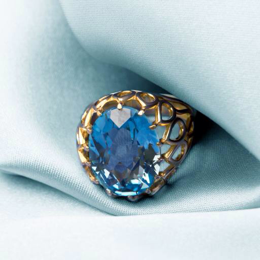 του δακτυλίου, πέτρα, διαμάντια, χρυσός, κόσμημα, κοσμήματα, μπλε Elen