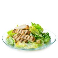 Pixwords η εικόνα με τρόφιμα, τρώνε, σαλάτα, πράσινο κρέας, κοτόπουλο Subbotina - Dreamstime