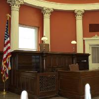 Pixwords η εικόνα με δωμάτιο, δικαστήριο, γραφείο, γραφείο, σημαία Ken Cole - Dreamstime