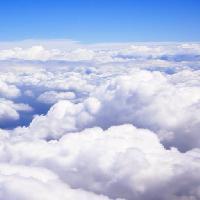 Pixwords η εικόνα με σύννεφα, πάνω, ουρανός, πετάξει David Davis (Dndavis)