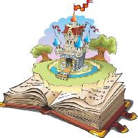Pixwords η εικόνα με η ιστορία, το κάστρο, το βιβλίο, πύργοι Ensiferrum - Dreamstime