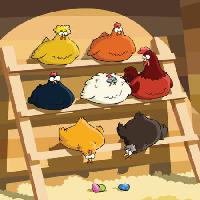 Pixwords η εικόνα με κοτόπουλο, αυγά, αυγό, το σπίτι, το φως Dedmazay - Dreamstime