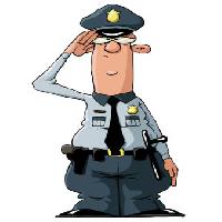 Pixwords η εικόνα με αξιωματικός, ο άνθρωπος, χαιρετισμός, καπέλο, το δίκαιο Dedmazay - Dreamstime