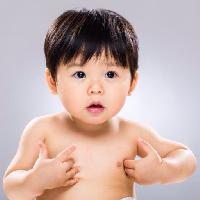 το αγόρι, παιδί, παιδί, γυμνός, την ανθρώπινη, πρόσωπο Leung Cho Pan (Leungchopan)