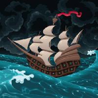 Pixwords η εικόνα με θάλασσα, ωκεανός, πλοίο, κόκκινο Danilo Sanino - Dreamstime