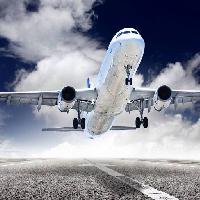 Pixwords η εικόνα με αεροπλάνο, διάδρομος, ουρανό, τα σύννεφα Policas69