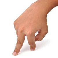 Pixwords η εικόνα με δάχτυλα, δυο, το χέρι, τα ανθρώπινα Raja Rc - Dreamstime
